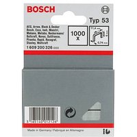 1.000 BOSCH Tackerklammern Typ 53 6 mm von Bosch