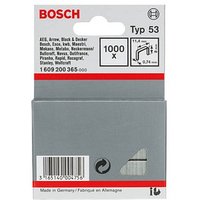 1.000 BOSCH Tackerklammern Typ 53 8 mm von Bosch