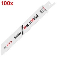 100 BOSCH S 922 HF Flexible for Wood and Metal Säbelsägeblätter von Bosch