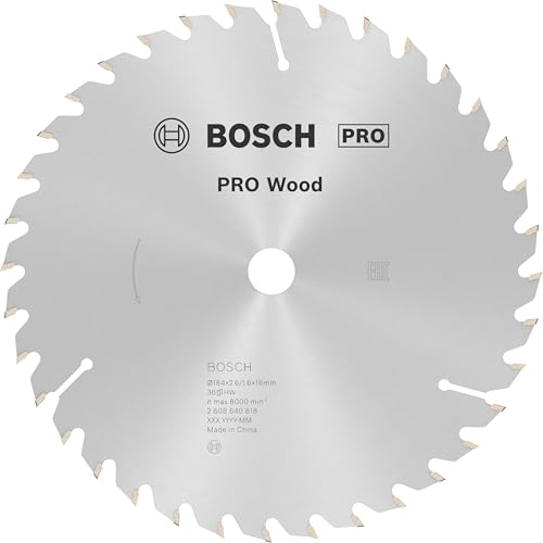 912003612 Bosch Zubehör 2608640818 Kreissägeblatt Optiline Wood 184 x 16 x 2,6 mm, 36 von Bosch