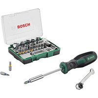 AKTION: BOSCH Mini-Ratsche + Handschraubendreher Bit-Set, 27-teilig mit Prämie nach Registrierung von Bosch