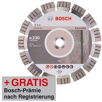 AKTION: BOSCH Diamant-Trennscheibe Best for Concrete mit Prämie nach Registrierung von Bosch