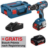 AKTION: BOSCH Professional GSB 18V-28 Akku-Schlagbohrschrauber 18,0 V, mit 2 Akkus mit Prämie nach Registrierung von Bosch Professional