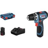 BOSCH Professional GSR 12V-15 FC Akku-Bohrschrauber-Set 12,0 V, mit 2 Akkus von Bosch Professional