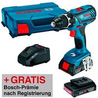 AKTION: BOSCH Professional GSR 18V-28 Akku-Schrauber-Set 18,0 V, mit 2 Akkus mit Prämie nach Registrierung von Bosch Professional