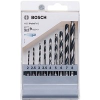 BOSCH HSS PointTeQ Metallbohrer-Set, 9-teilig von Bosch