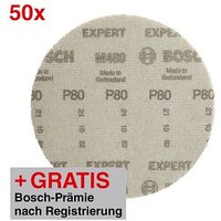 AKTION: 50 BOSCH EXPERT M480 Net Best for Wood and Paint Schleifblätter 120 mit Prämie nach Registrierung von Bosch