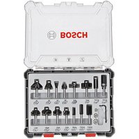 AKTION: BOSCH Mixed Set Fräser-Set 15-teilig mit Prämie nach Registrierung von Bosch