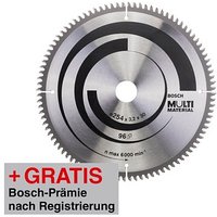 AKTION: BOSCH Multi Material Kreissägeblatt 254,0 mm, 96 Zähne mit Prämie nach Registrierung von Bosch