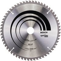 AKTION: BOSCH Optiline Wood Kreissägeblatt 254,0 mm, 60 Zähne mit Prämie nach Registrierung von Bosch