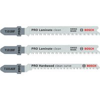 BOSCH PRO Laminat Stichsägeblätter-Set 3 St. von Bosch