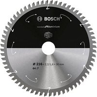 AKTION: BOSCH Standard for Aluminium Kreissägeblatt 216,0 mm, 64 Zähne mit Prämie nach Registrierung von Bosch