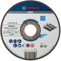 AKTION: BOSCH Trennscheibe PRO Metal mit Prämie nach Registrierung von Bosch