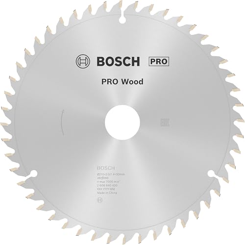 Bosch 1x PRO Wood Kreissägeblatt für Netz-Kapp‑ und Gehrungssägen (für Weichholz, Hartholz, Ø mm, Professional Zubehör Kapp- und Gehrungskreissäge) von Bosch