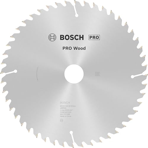 Bosch 1x PRO Wood Kreissägeblatt für Akku-Handkreissägen (für Weichholz, Hartholz, Ø mm, Professional Zubehör Handkreissäge) von Bosch