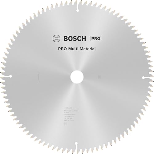 Bosch Accessories Professional Zubehör 2608640770 Kreissägeblatt Multi Material 350 x 30 x 3,2 mm, 96 blau von Bosch