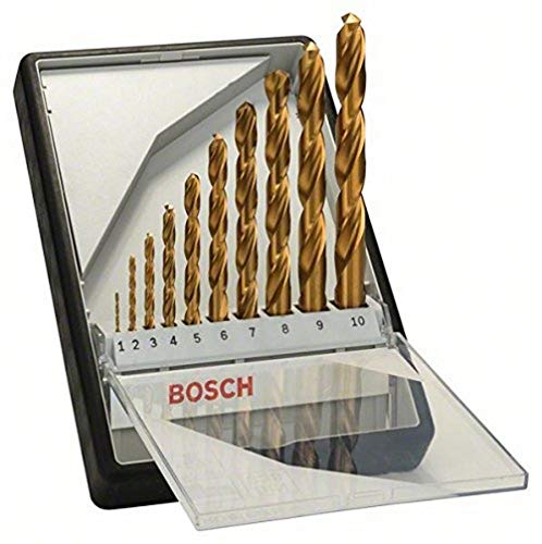 Bosch Pro 10tlg. Metallbohrer-Set HSS-TiN Robust Line von Bosch