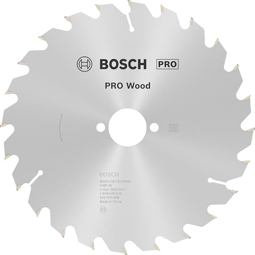 Bosch 1x PRO Wood Kreissägeblatt für Akku-Handkreissägen (für Weichholz, Hartholz, Ø mm, Professional Zubehör Handkreissäge) von Bosch