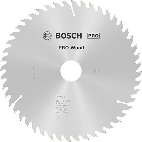 Bosch 1x PRO Wood Kreissägeblatt für Akku-Handkreissägen (für Weichholz, Hartholz, Ø mm, Professional Zubehör Handkreissäge) von Bosch