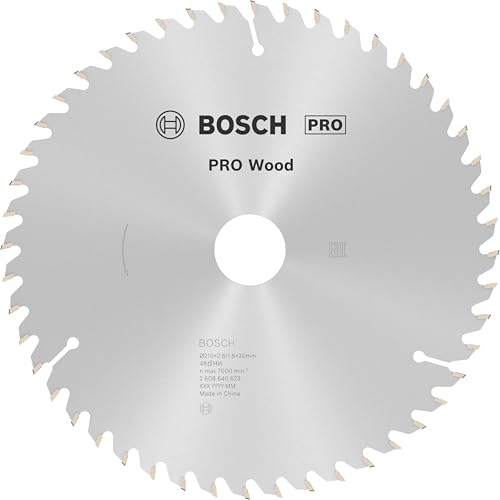 Bosch 1x PRO Wood Kreissägeblatt für Akku-Handkreissägen (für Weichholz, Hartholz, Ø mm, Professional Zubehör Handkreissäge) von Bosch