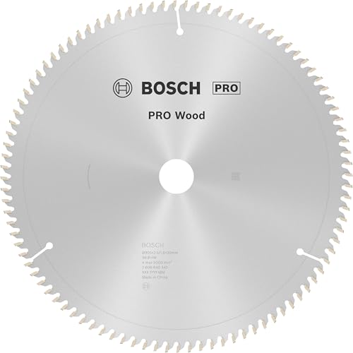 Bosch 1x PRO Wood Kreissägeblatt für Netz-Kapp‑ und Gehrungssägen (für Weichholz, Hartholz, Ø mm, Professional Zubehör Kapp- und Gehrungskreissäge) von Bosch