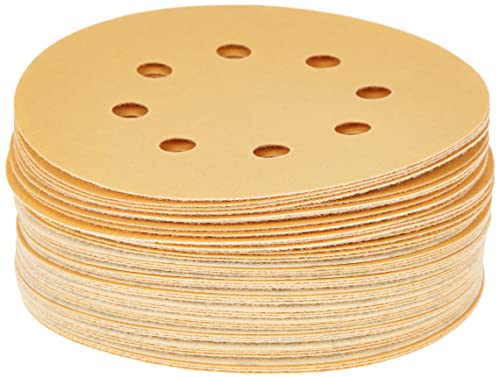 Bosch Professional Bosch Pro Schleifblatt für Exzenterschleifer Holz und Farbe (50 Stück, Ø 125 mm, Körnung 220, C470), Beige, 2608621001 von Bosch