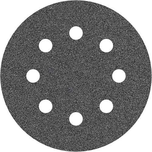 Bosch 5x PRO Plastic and Hard Stone F355 Schleifscheibe (für Beton, Harter Stein, Ø mm, Körnung 80, Professional Zubehör Exzenterschleifer) von Bosch