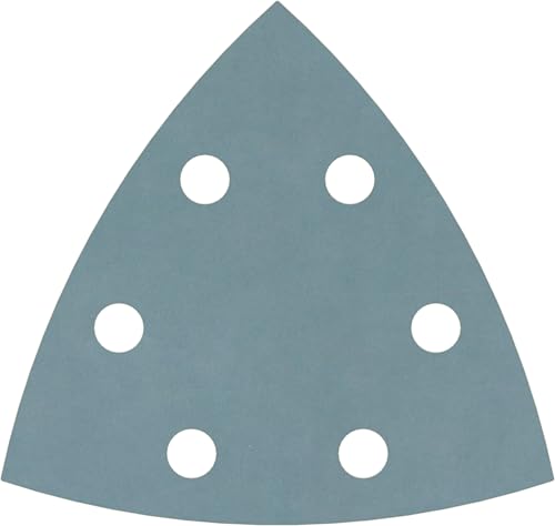 Bosch 5x PRO Plastic and Hard Stone F355 Schleifblatt (für Beton, Harter Stein, Ø 93x93 mm, Körnung 1200, Professional Zubehör Multifunktionswerkzeug, Deltaschleifer) von Bosch