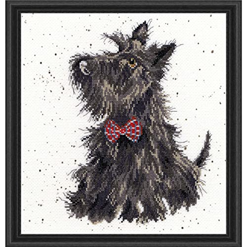 Bothy Threads Kreuzstich-Set Scottish Terrier, 26x26cm, XHD13, Zählmuster von Bothy Threads