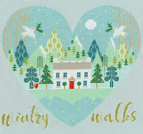 Bothy Threads Kreuzstich Set Wild At Heart: Winterspaziergänge Zählmuster von Bothy Threads