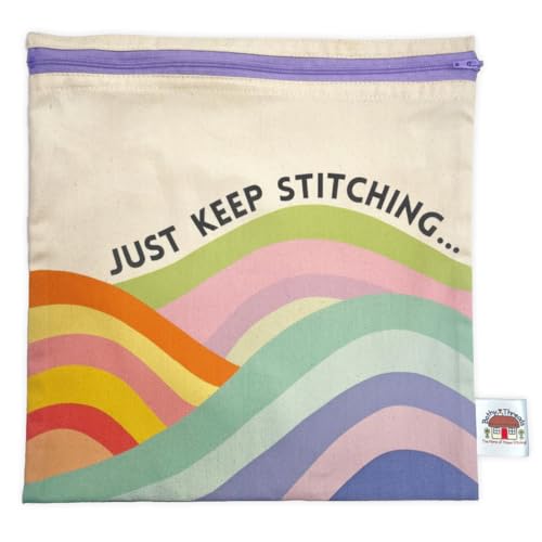 Stofftasche für Stickprojekte, Just Keep Stitching von Bothy Threads The Home Of Happy Stitching