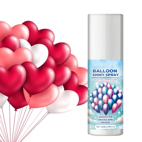 Botiniv Ballon-Glanzspray,Ballon-Glanzspray | Ballon-Glühspray - Ideal für Partydekoration, einfache Anwendung, kratzfest, ultrafeiner Nebel für ein hochglänzendes Finish, lang anhaltender Glanz von Botiniv