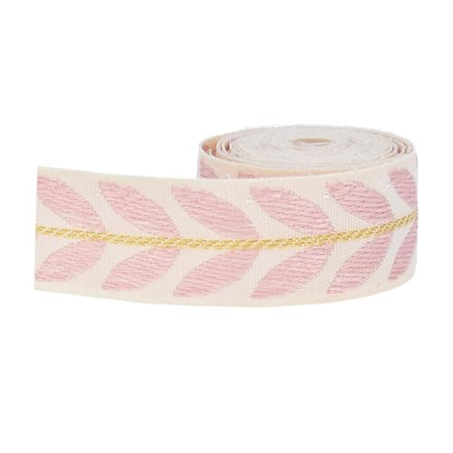 Bottone 2 Yard Blattband Polyester Gürtel Band für Weihnachtsverpackungen Handwerk Dekorationen handgemachte Scrapbooking Gurtband von Bottone