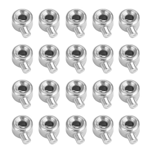 Bottone 20 Stück praktische Perlen-Positionierungsverschlüsse Stopper Abstandshalter Perlen Quetschende Perlen Schmuckzubehör für handgefertigte Bastelarbeiten von Bottone