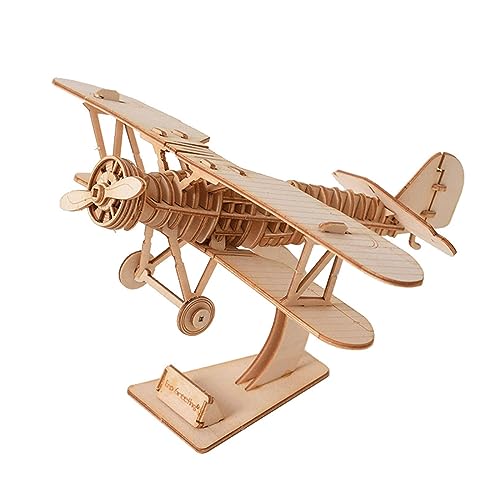 Bottone Holz Flugzeug Spielzeug Inspirieren Kreativität Und Fantasie Für Kinder Flugzeug Miniatur Entwicklung Praktische Fähigkeiten von Bottone