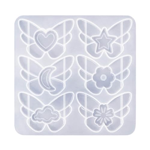 Bottone Silikonform in Schmetterlingsform, einzigartige Epoxidharz-Formen, Schmuckherstellungswerkzeug für Y-Enthusiasten von Bottone