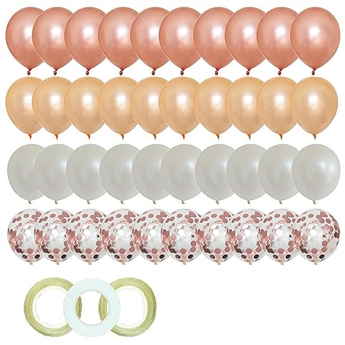 Latex-Luftballons, 30,5 cm, für Kinder, Erwachsene, Jungen, Mädchen, Geschenk, Zubehör für Festival, Urlaub, Party, Rücken, 40 Stück von Bottone