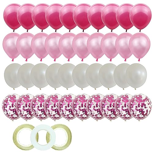 Latex-Luftballons, 30,5 cm, für Kinder, Erwachsene, Jungen, Mädchen, Geschenk, Zubehör für Festival, Urlaub, Party, Rücken, 40 Stück von Bottone