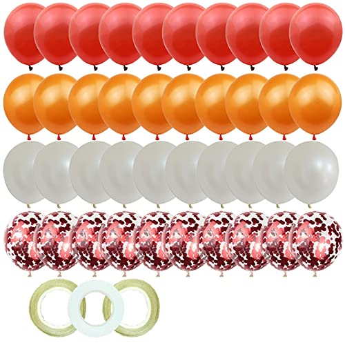 Latex-Luftballons, 30,5 cm, für Kinder, Erwachsene, Jungen, Mädchen, Geschenk, Zubehör für Festival, Urlaub, Party, Rücken, 40 Stück von Bottone