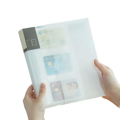 Quittungsaufbewahrungskoffer Quittungsmappe 40 80 Taschen Quittungsmappe Quittungskarten Organizer für Quittungen Bankkarte Karten Sammelheft von Bottone