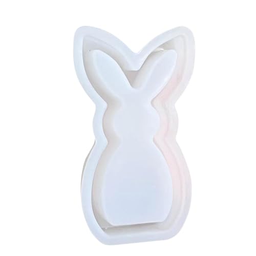 Gießformen Silikon Ostern Silikonformen Osterformen Silikonformen Osterhase Gießform Hase zum Gießen Ostern Silikonformen Ostern Gipsform Hase Gießform （B） (A #1, 18x10cm) von Bouasgh