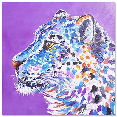 Bougimal 5D Diamant Painting Leopard 2, Diamant-Malerei für Erwachsene Decoration Geschenk, 40X40cm von Bougimal