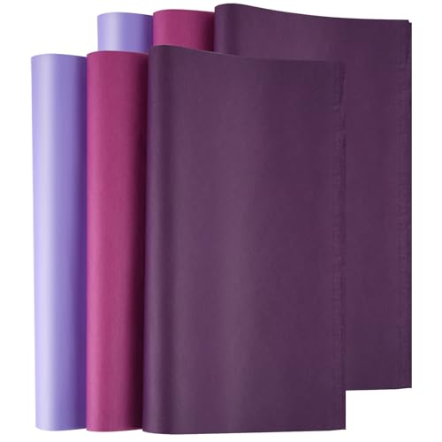 Bouiexye 120 Blätter Lila Seidenpapier für Geschenktüten 50 x 37cm Seidenpapier Bulk Weihnachten seidenpapier verpackungsmaterial für Geschenkpapier Füller Blumen Geburtsta Hochzeit Dekor von Bouiexye