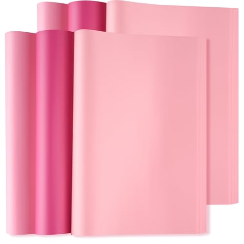 Bouiexye 120 Blätter Rosa Seidenpapier für Geschenktüten 50 x 37cm Seidenpapier Bulk Weihnachten seidenpapier verpackungsmaterial für Geschenkpapier Füller Blumen Geburtsta Hochzeit Dekor von Bouiexye