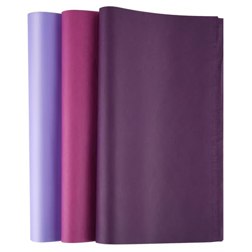 Bouiexye 60 Blätter Lila Seidenpapier für Geschenktüten 50 x 37cm Seidenpapier Bulk Weihnachten seidenpapier verpackungsmaterial für Geschenkpapier Füller Blumen Geburtsta Hochzeit Dekor von Bouiexye