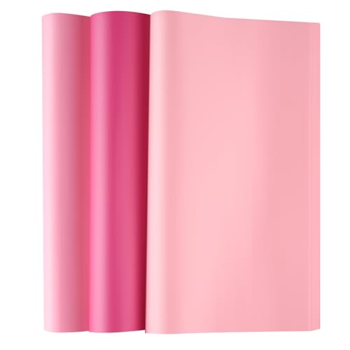 Bouiexye 60 Blätter Rosa Seidenpapier für Geschenktüten 50 x 37cm Seidenpapier Bulk Weihnachten seidenpapier verpackungsmaterial für Geschenkpapier Füller Blumen Geburtsta Hochzeit Dekor von Bouiexye