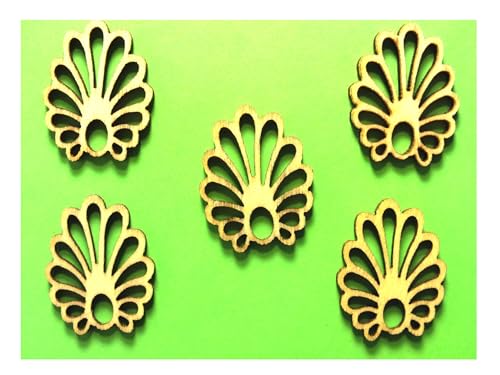 5 Stück Holzapplikationen: verschiedene 25 x 20 mm 5 Stück Holzapplikationen: verschiedene 25 x 20 mm von Boutique d'isacrea