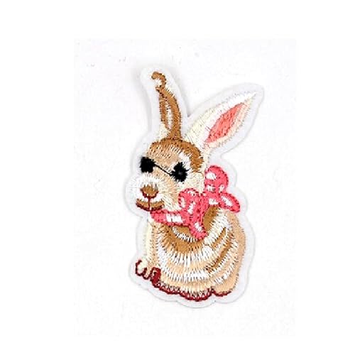 Applikation zum Aufbügeln: Hase, 6 x 5 cm (04) von Boutique d'isacrea