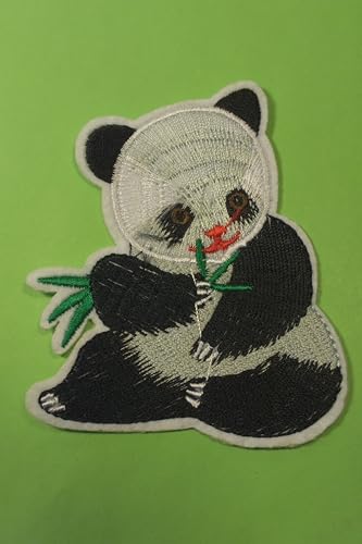 Applikation zum Aufbügeln: Panda, 8 x 7 cm (02) von Boutique d'isacrea