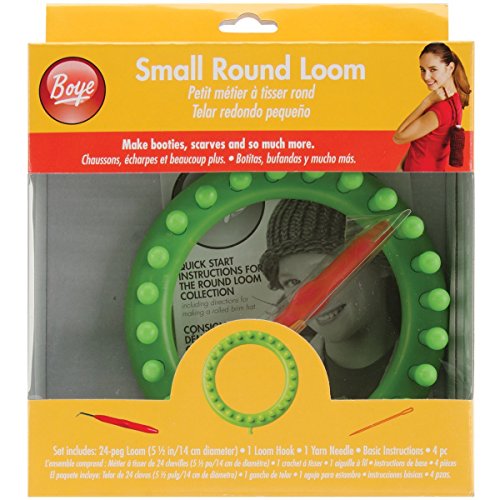 Boye Small Round Loom, Other, Green, 7.08 x 19.52 x 22.7 cm von Boye